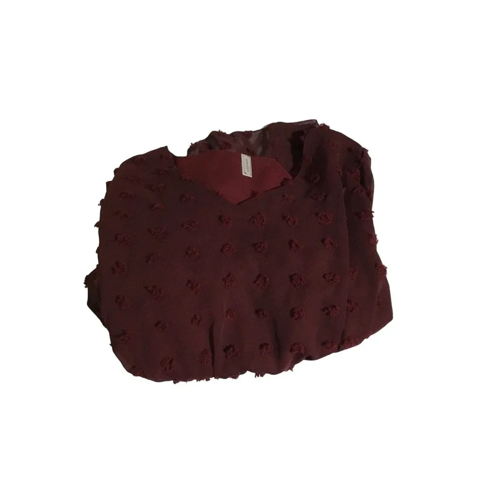 Fashion Collection Size Large Burgundy Dress NWOT - Picture 9 of 9